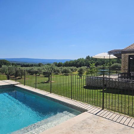 Bastide Toujours Dimanche, Maison De Vacances Avec Vue & Piscine Privee Gordes Esterno foto