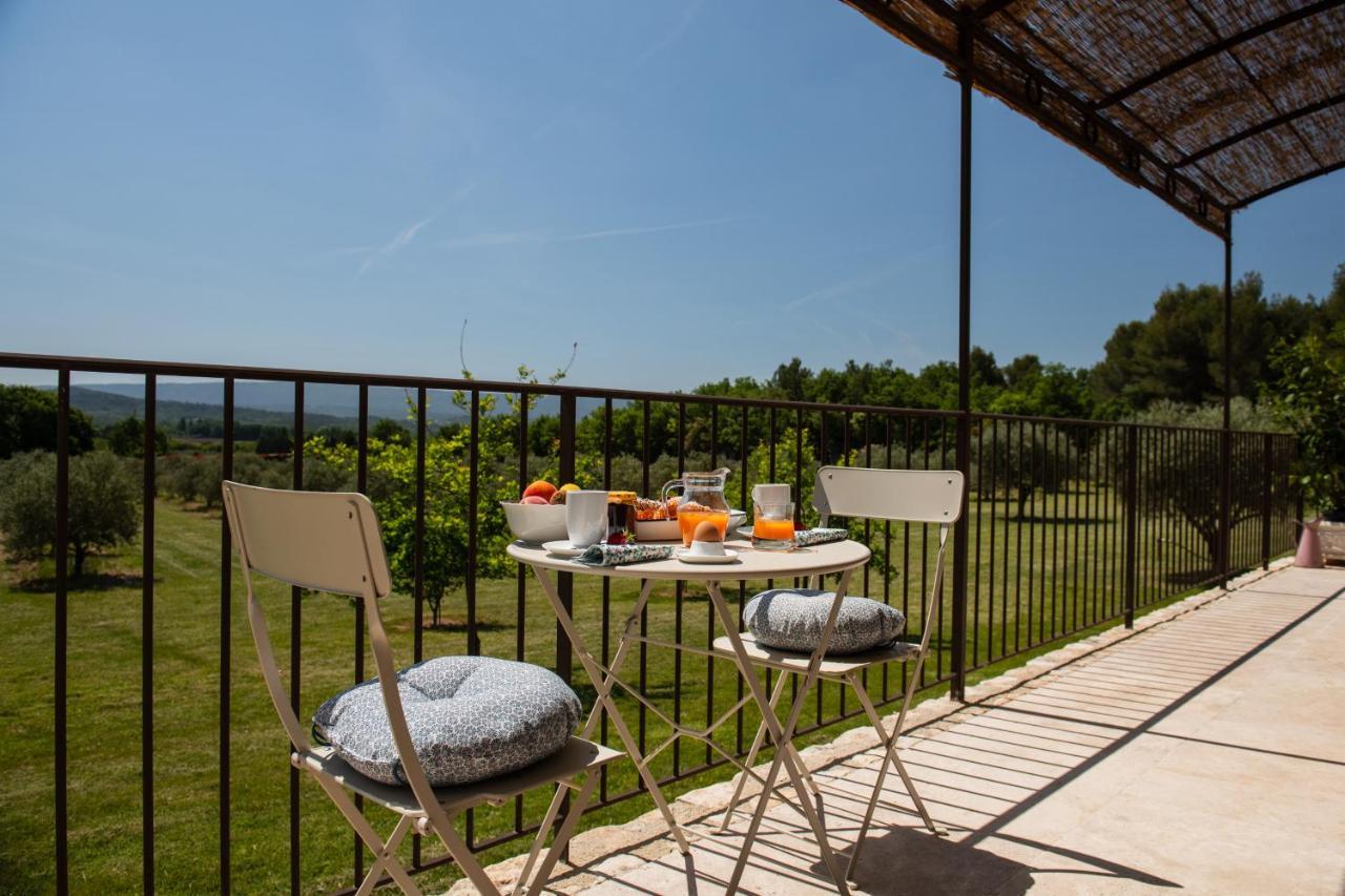Bastide Toujours Dimanche, Maison De Vacances Avec Vue & Piscine Privee Gordes Esterno foto