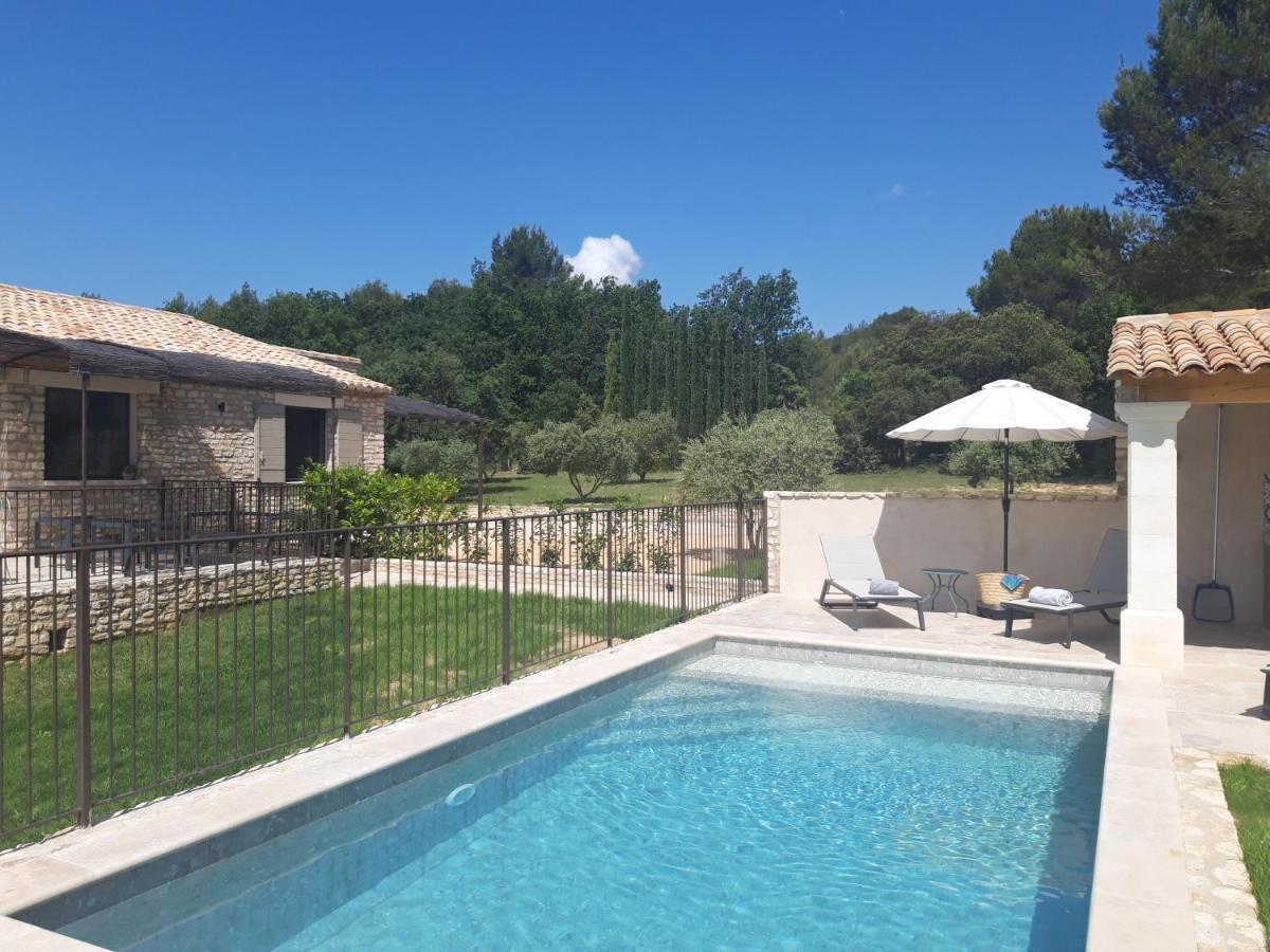 Bastide Toujours Dimanche, Maison De Vacances Avec Vue & Piscine Privee Gordes Esterno foto