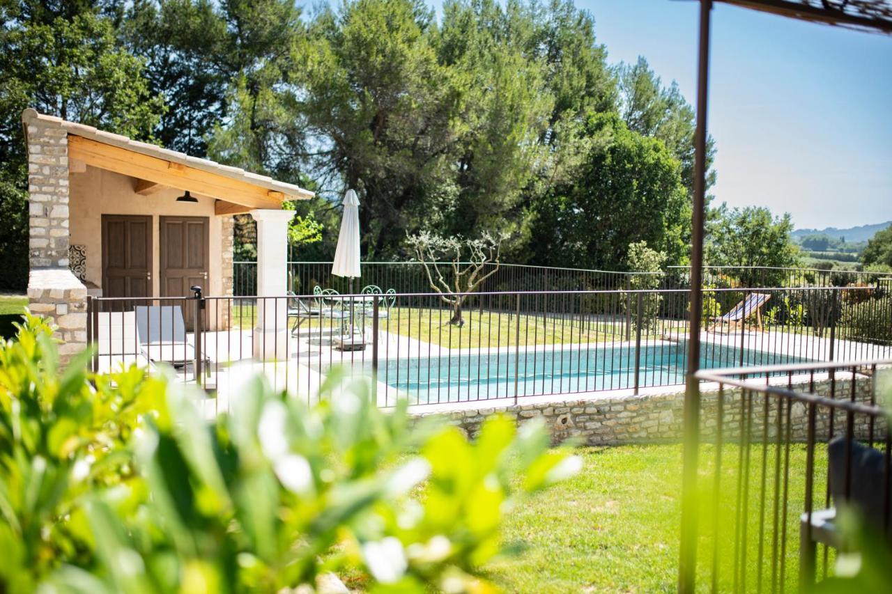 Bastide Toujours Dimanche, Maison De Vacances Avec Vue & Piscine Privee Gordes Esterno foto