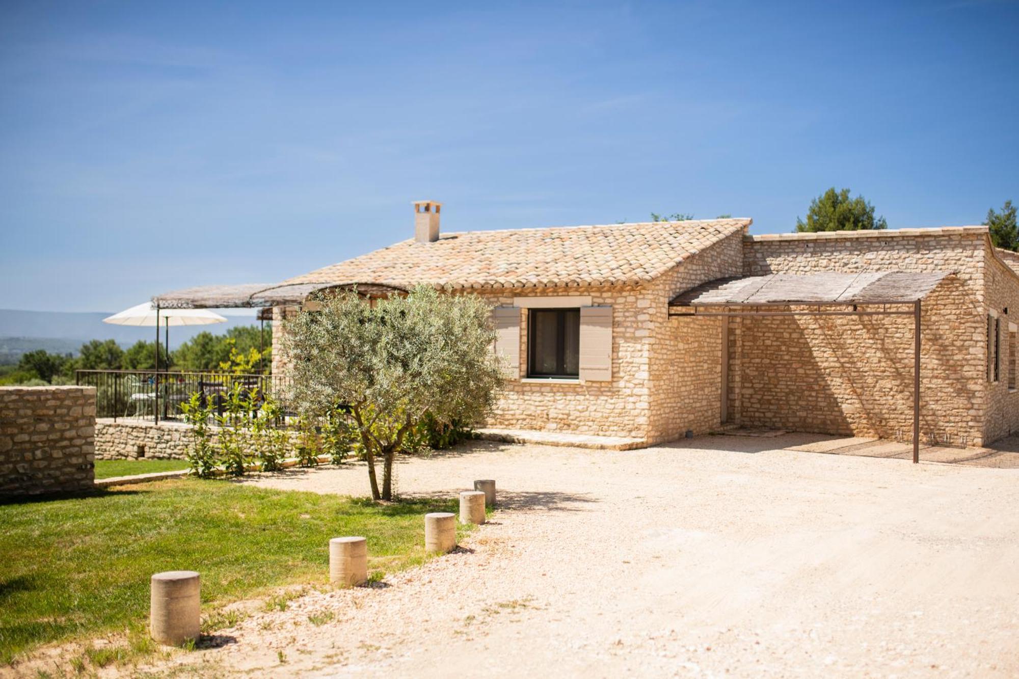 Bastide Toujours Dimanche, Maison De Vacances Avec Vue & Piscine Privee Gordes Esterno foto