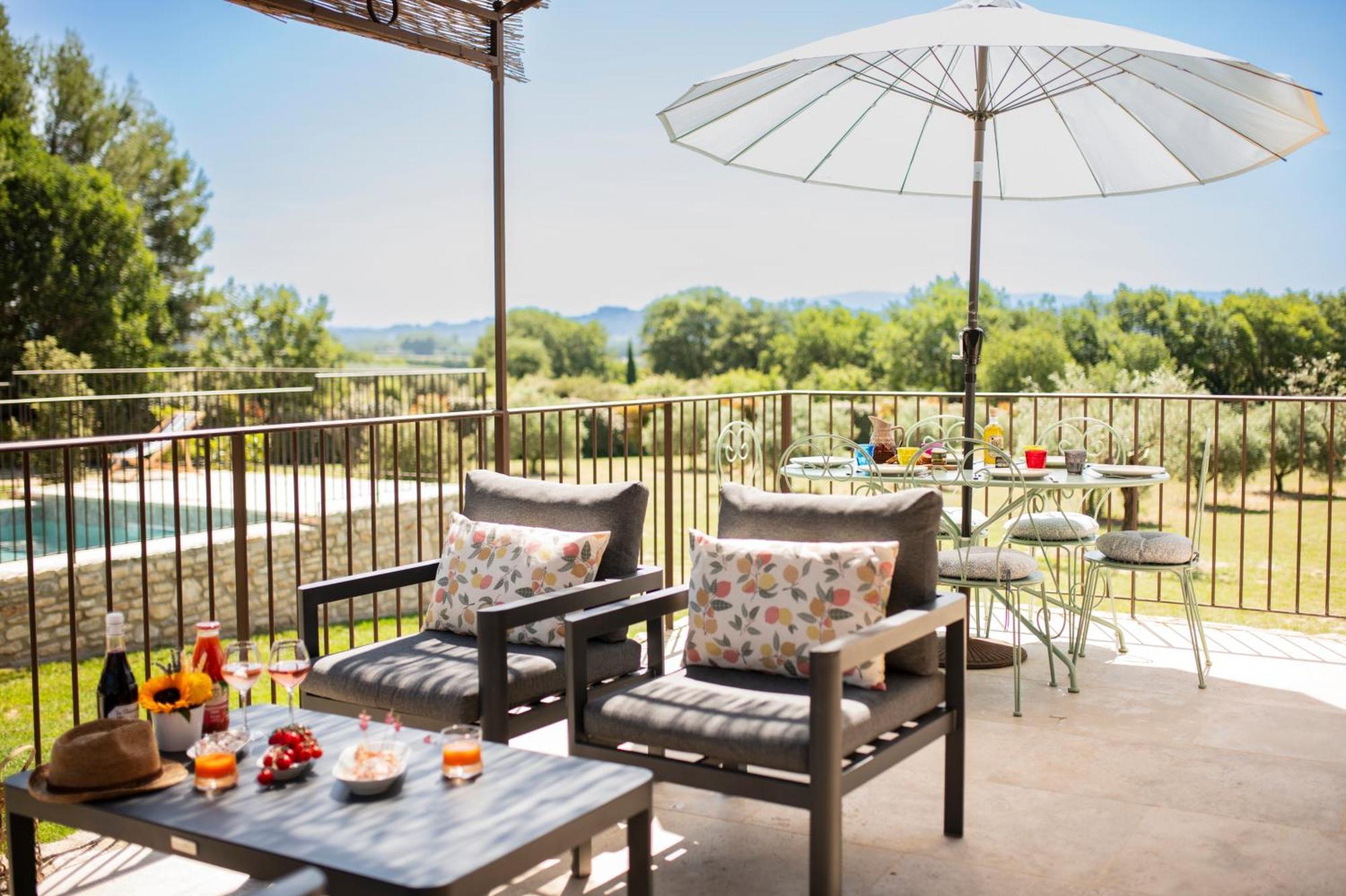 Bastide Toujours Dimanche, Maison De Vacances Avec Vue & Piscine Privee Gordes Esterno foto