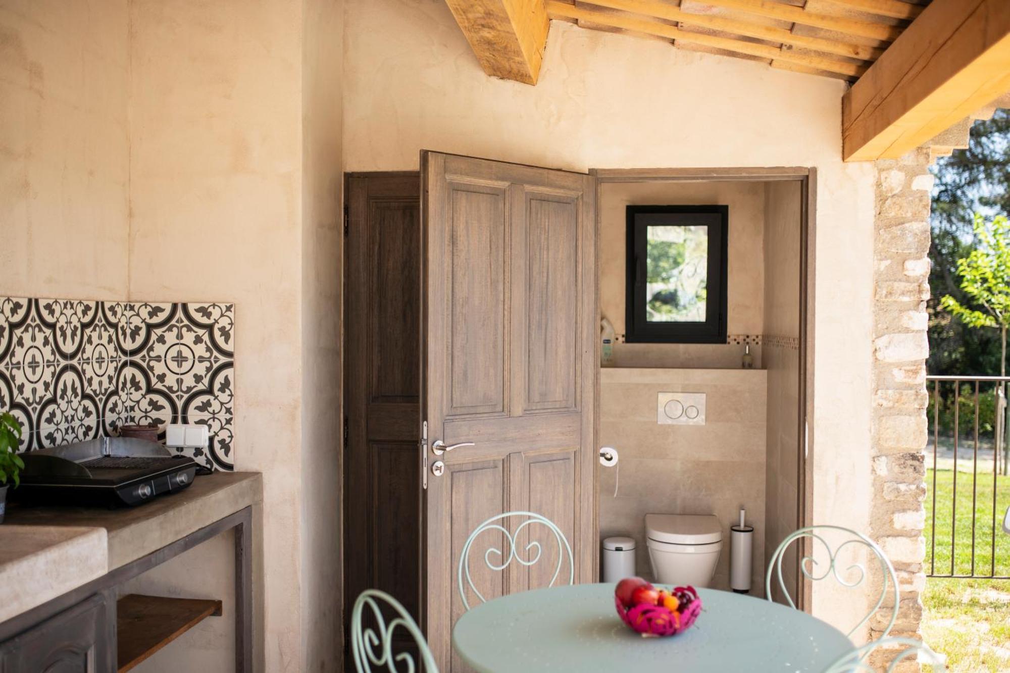 Bastide Toujours Dimanche, Maison De Vacances Avec Vue & Piscine Privee Gordes Esterno foto
